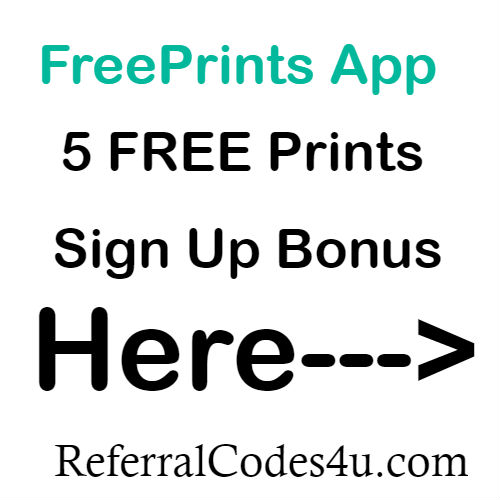 Freeprints App Sign up Bonus 2026