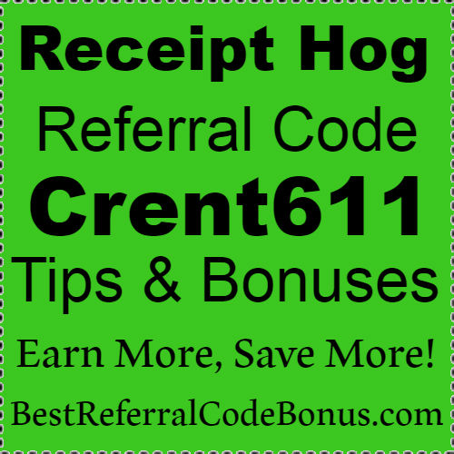 Receipt Hog App Referral Code 2026, Receipt Hog Sign Up Bonus, Receipt Hog Refer A Friend