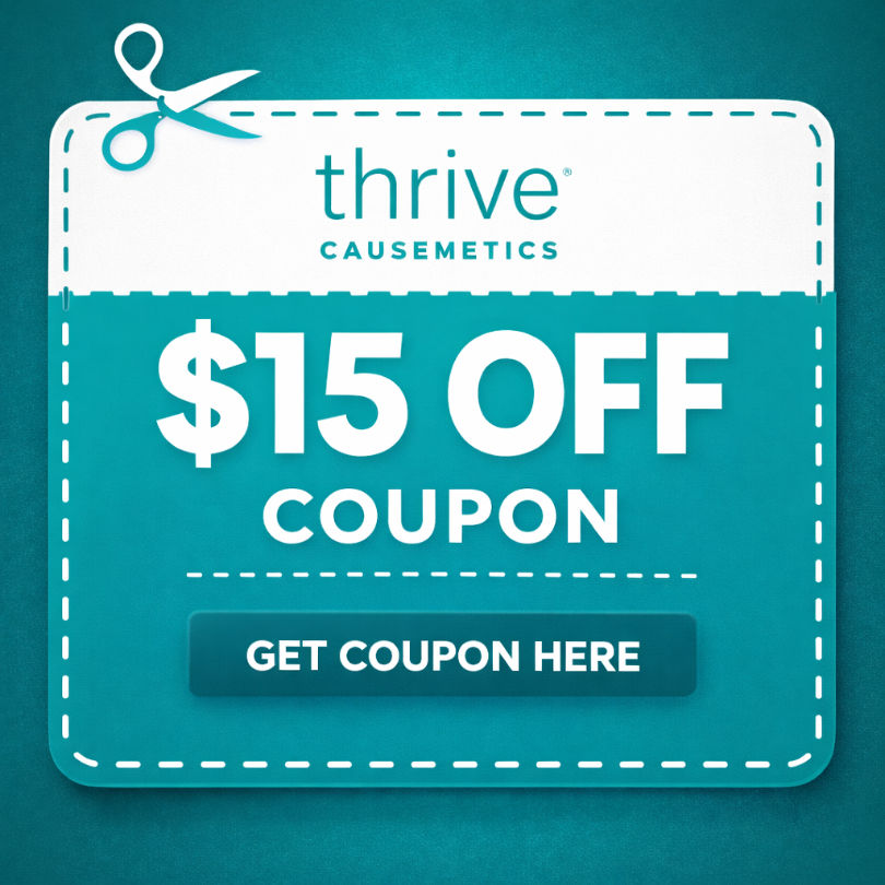 $15 off Thrive Causemetics coupon