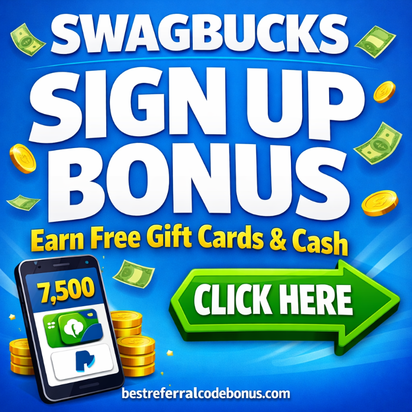 Swagbucks Referral sign up bonus