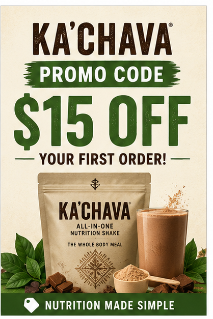 Ka'Chava promo code December 2026 January 2027 get $15 off